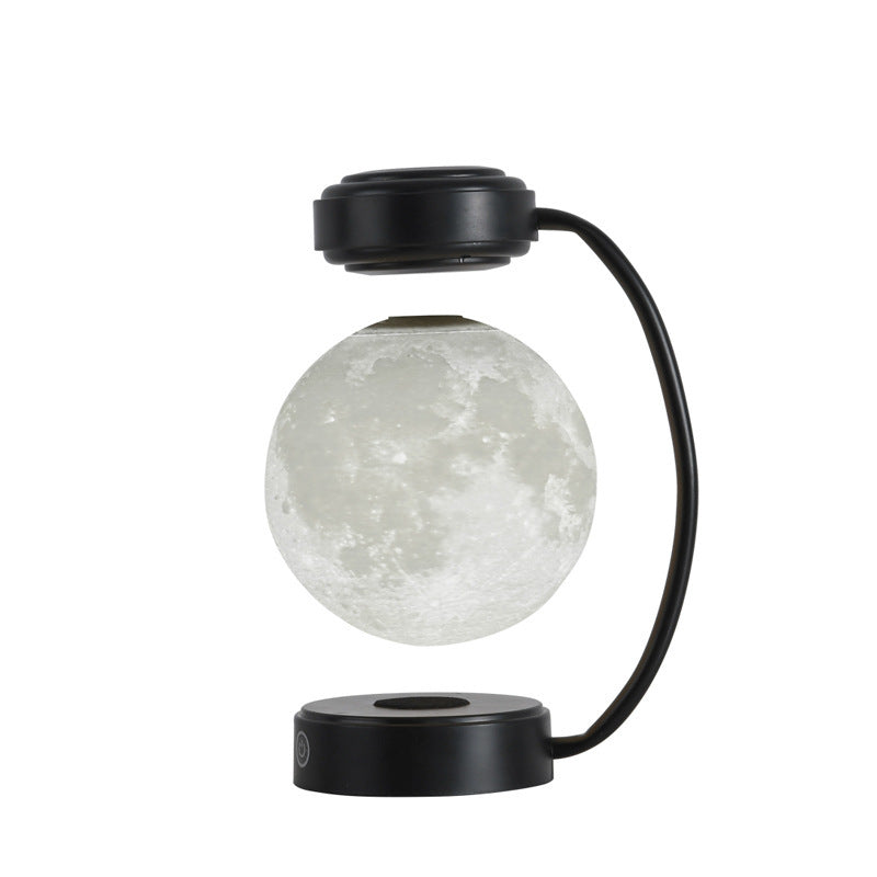 Lámpara de noche LED 3D con forma de luna.