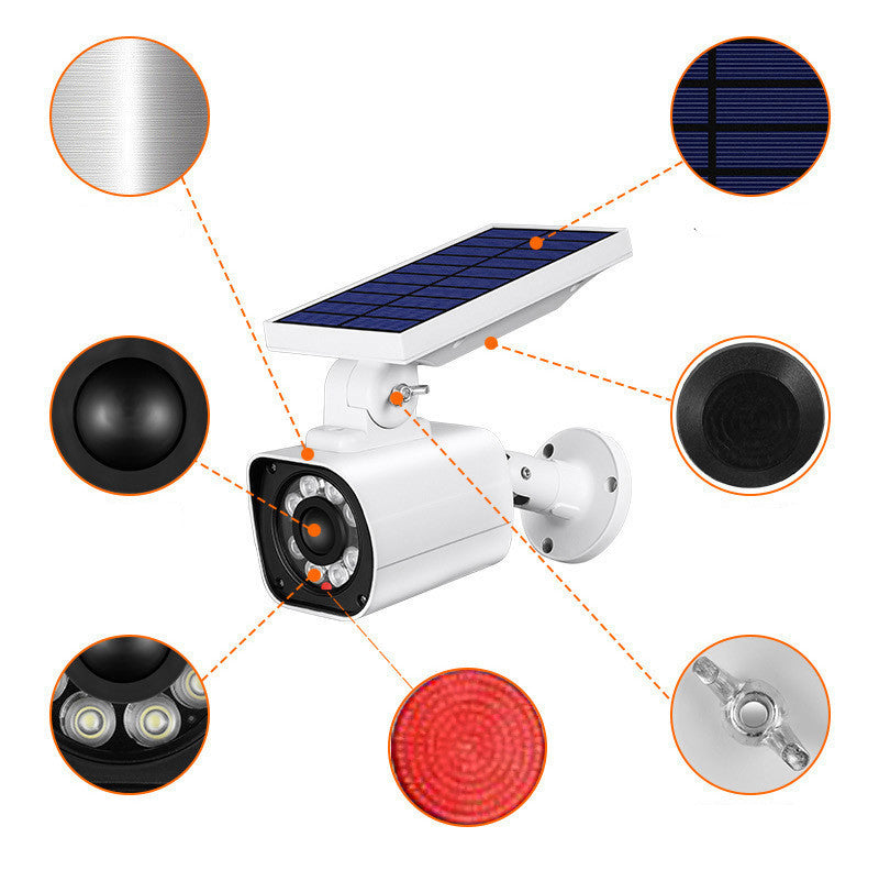 Luz con cámara de simulación solar creativa para patio